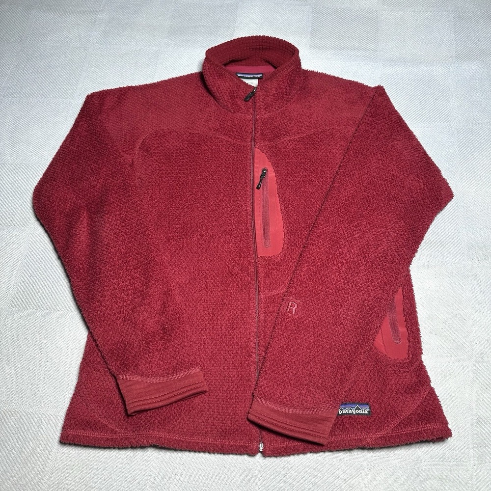 Patagonia R2 Jacket Womens Large Red Fleece Polartec Thermal Pro‎ Outdoor Hiking